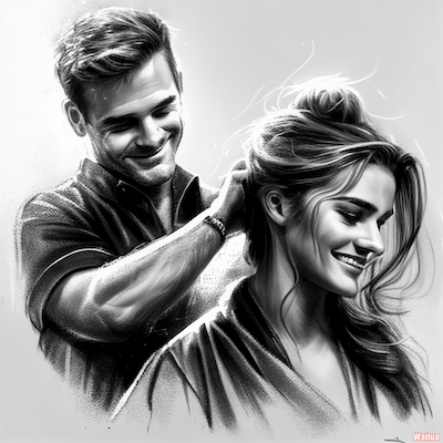 batch_lemo_Smiling_male_hairdresser_treating_a_pretty_smiling_woman._74b4638e-554a-490c-ae5d-4acae95e71c3