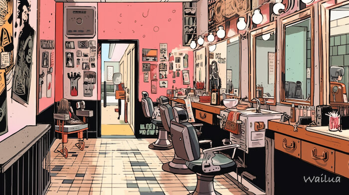 lemo_lofi_a_beauty_salon_in_the_city_of_London_illustrated_in_t_9f49c4db-fca3-44d0-9fb7-961306963dd7