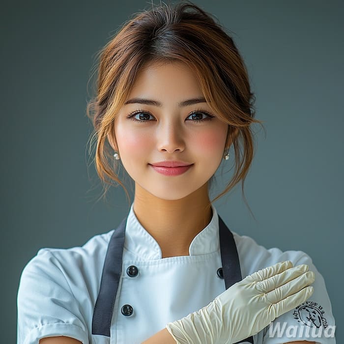 lemo.cherry_Young_chef_woman_in_her_30s_30_year_old_Japanese_wo_ed2f8d18-7505-4b2c-a16f-6d6e3895c53b