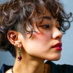 ツーブロックショートボブ